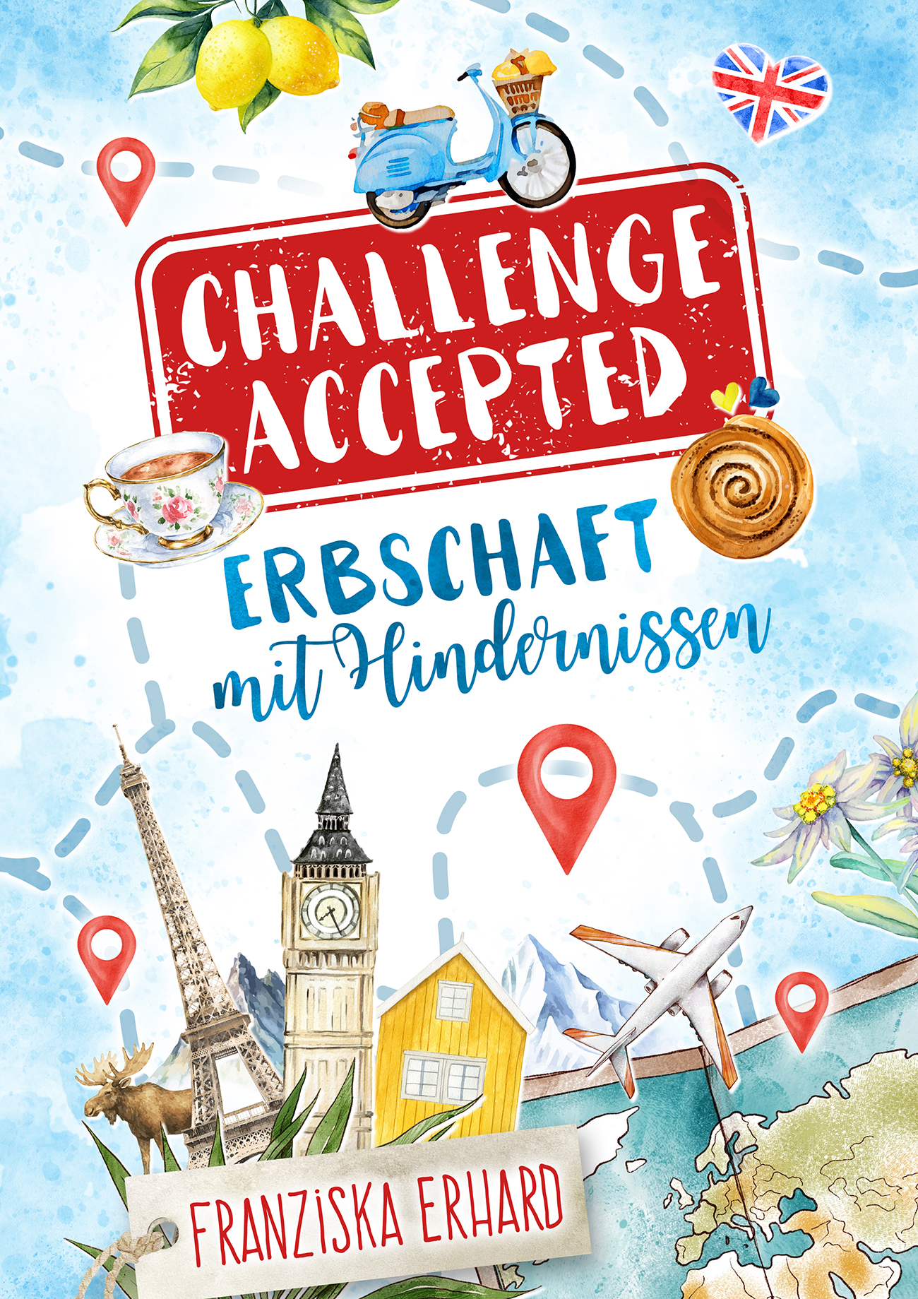 Cover des Buches Challenge accepted - Erbschaft mit Hindernissen